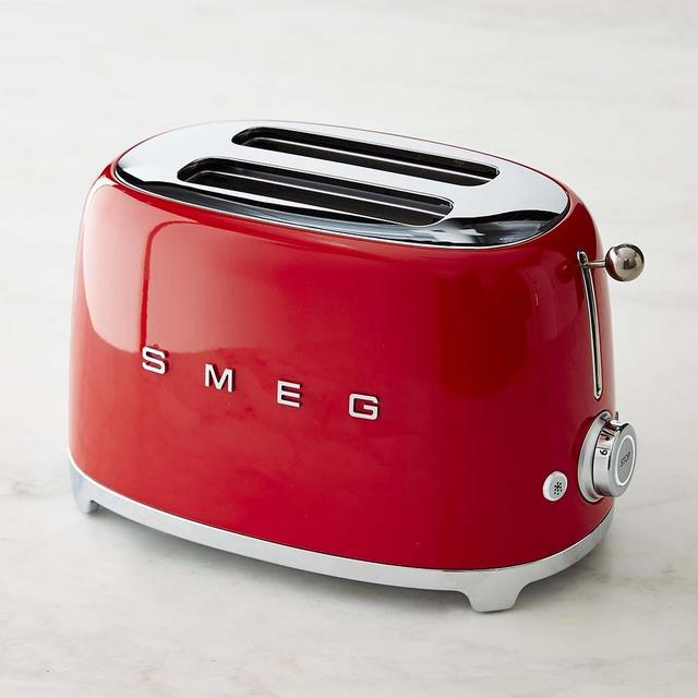 Smeg 2-Slice Toaster, Red