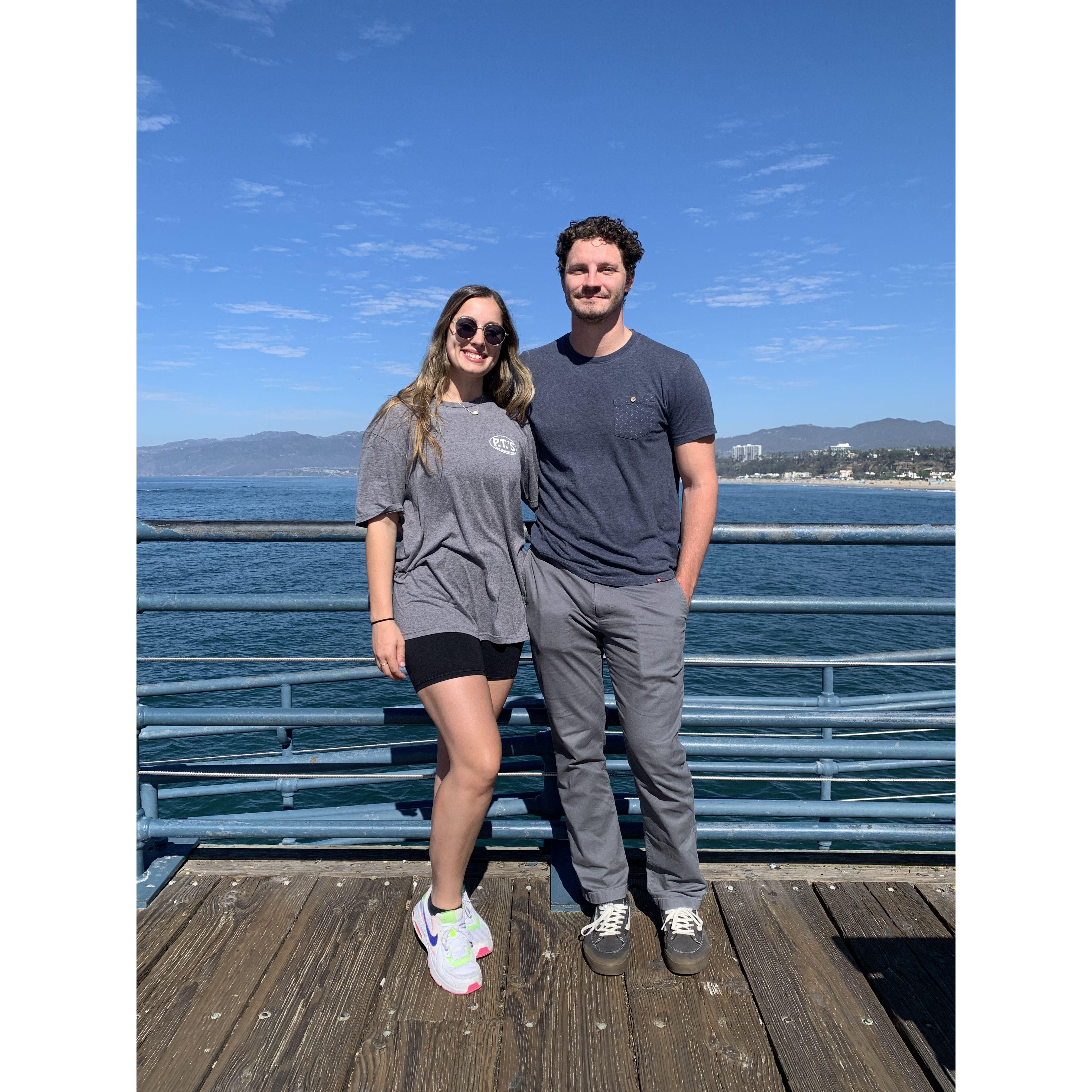 Picture from the Santa Monica Pier.