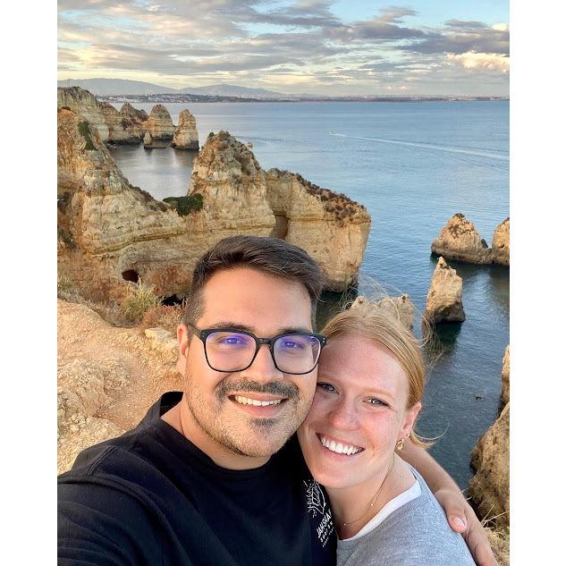 One of our favorite memories from Portugal at Ponta Pia Darde.