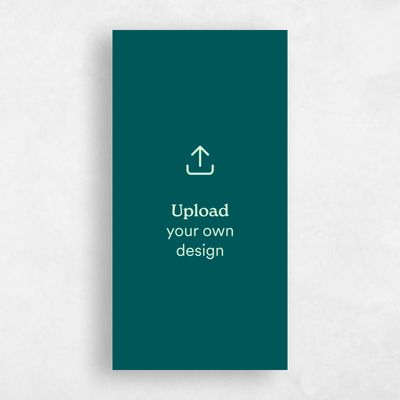 White Standard Wedding Menu - Upload your own Portrait