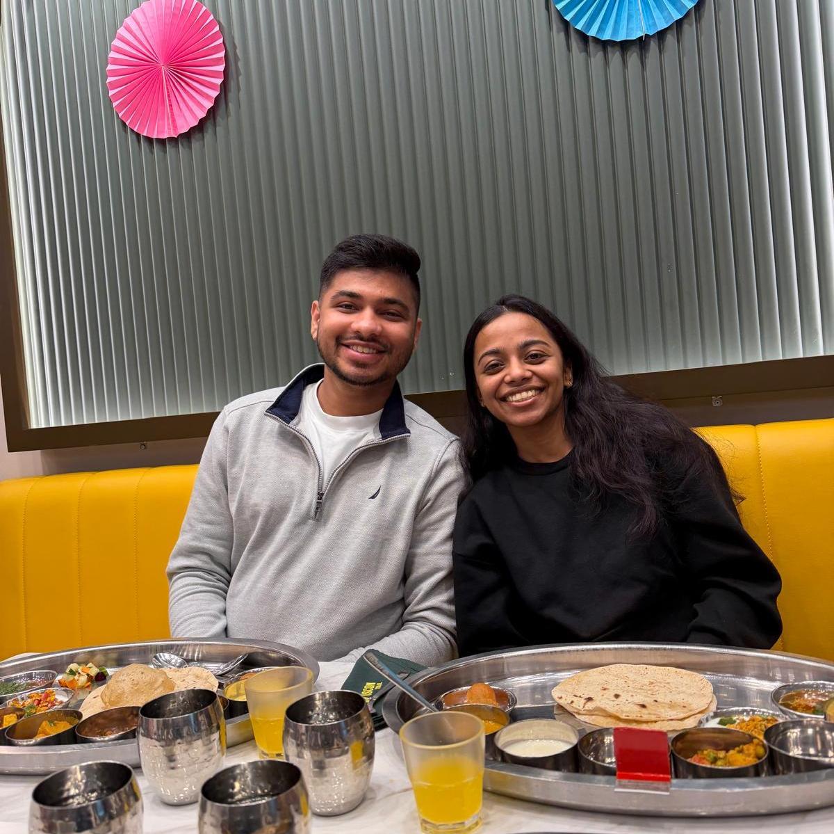 Somewhere between bites and laughter, we found our forever💛