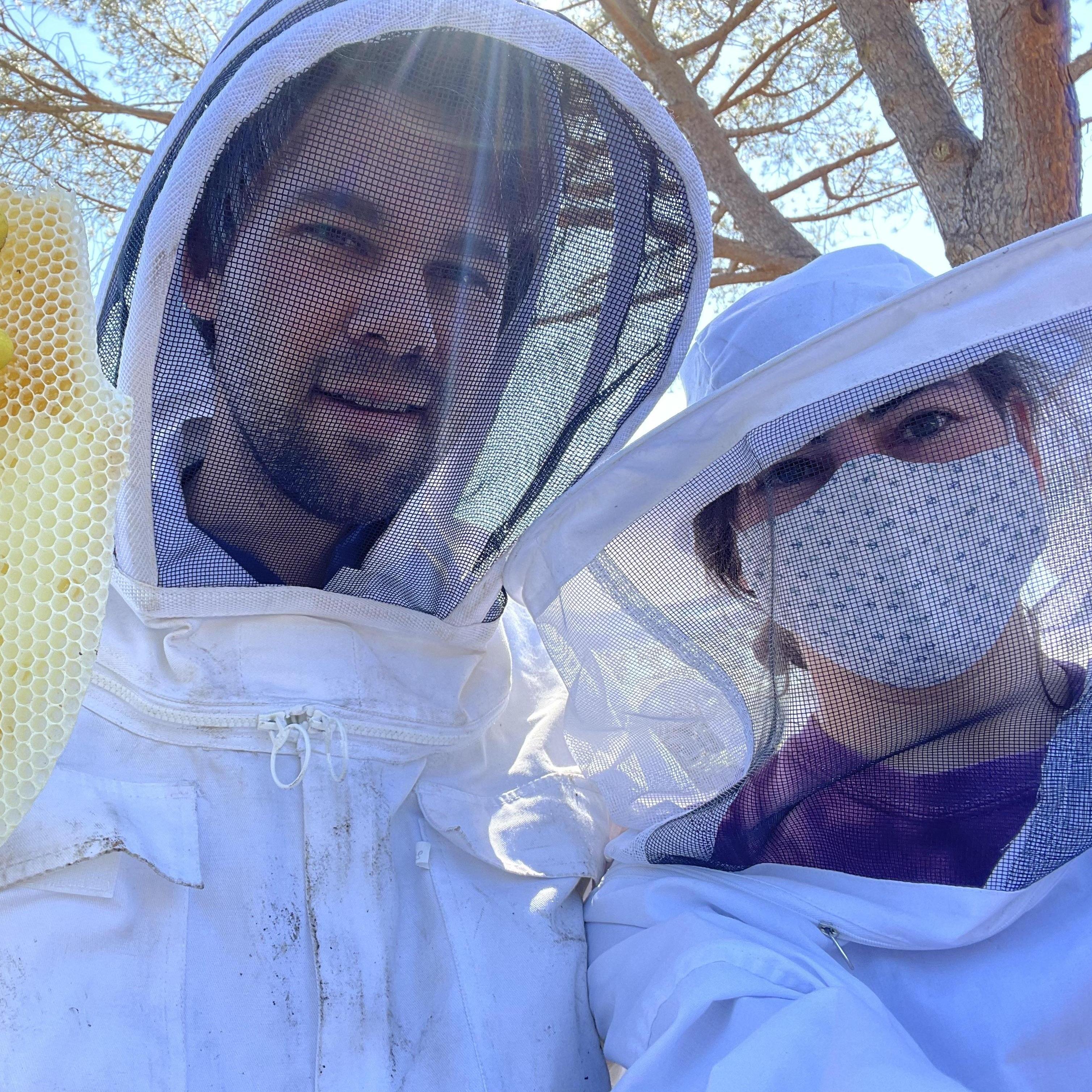 He's a keeper! ...A beekeeper :D