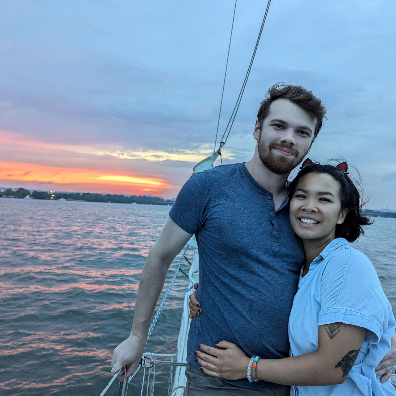 4 July 24: Celebrated Independence Day setting sail off of The Wharf on the Potomac.