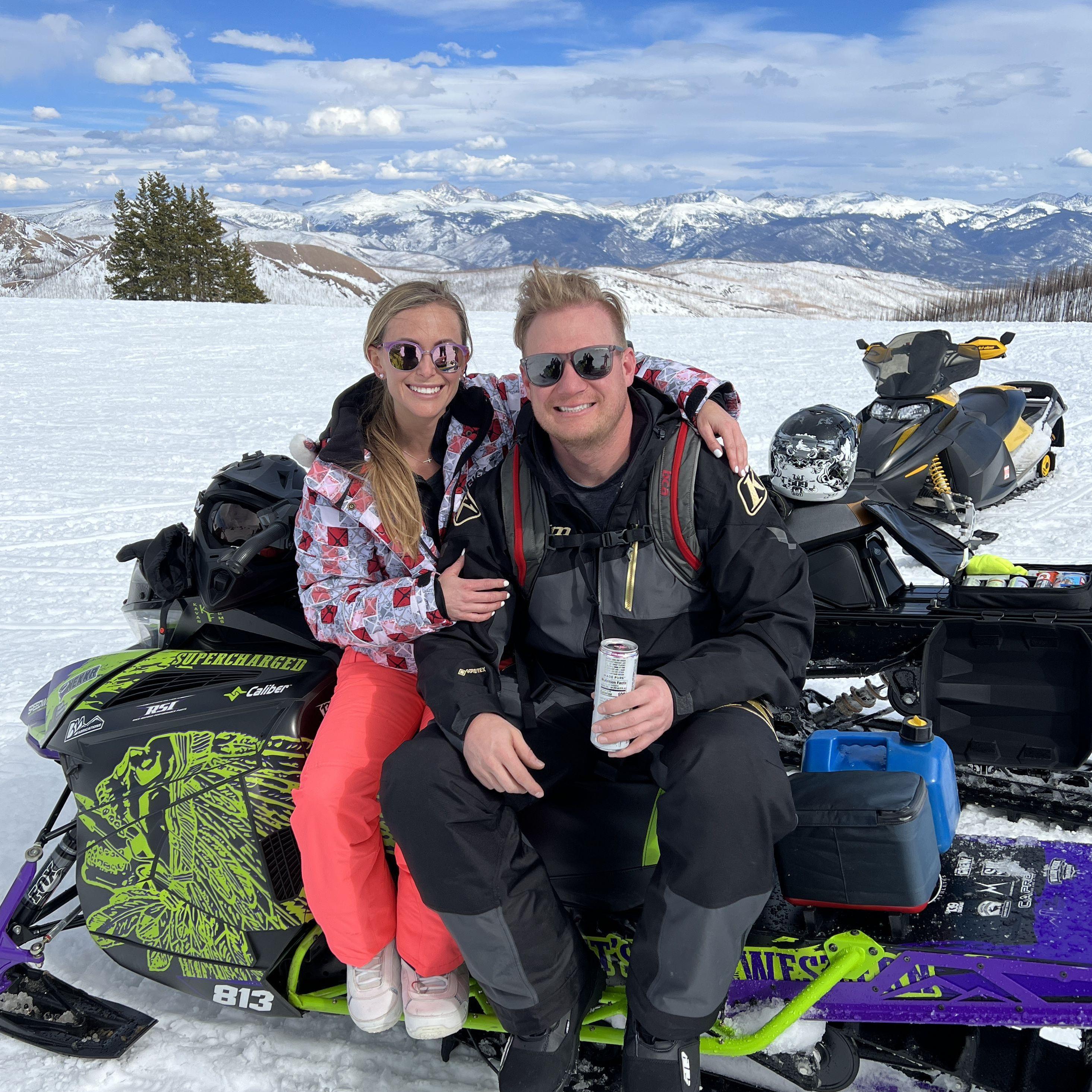 Snowmobiling in Winter Park!