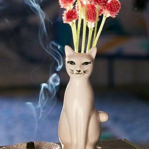 Kitty Bud Vase