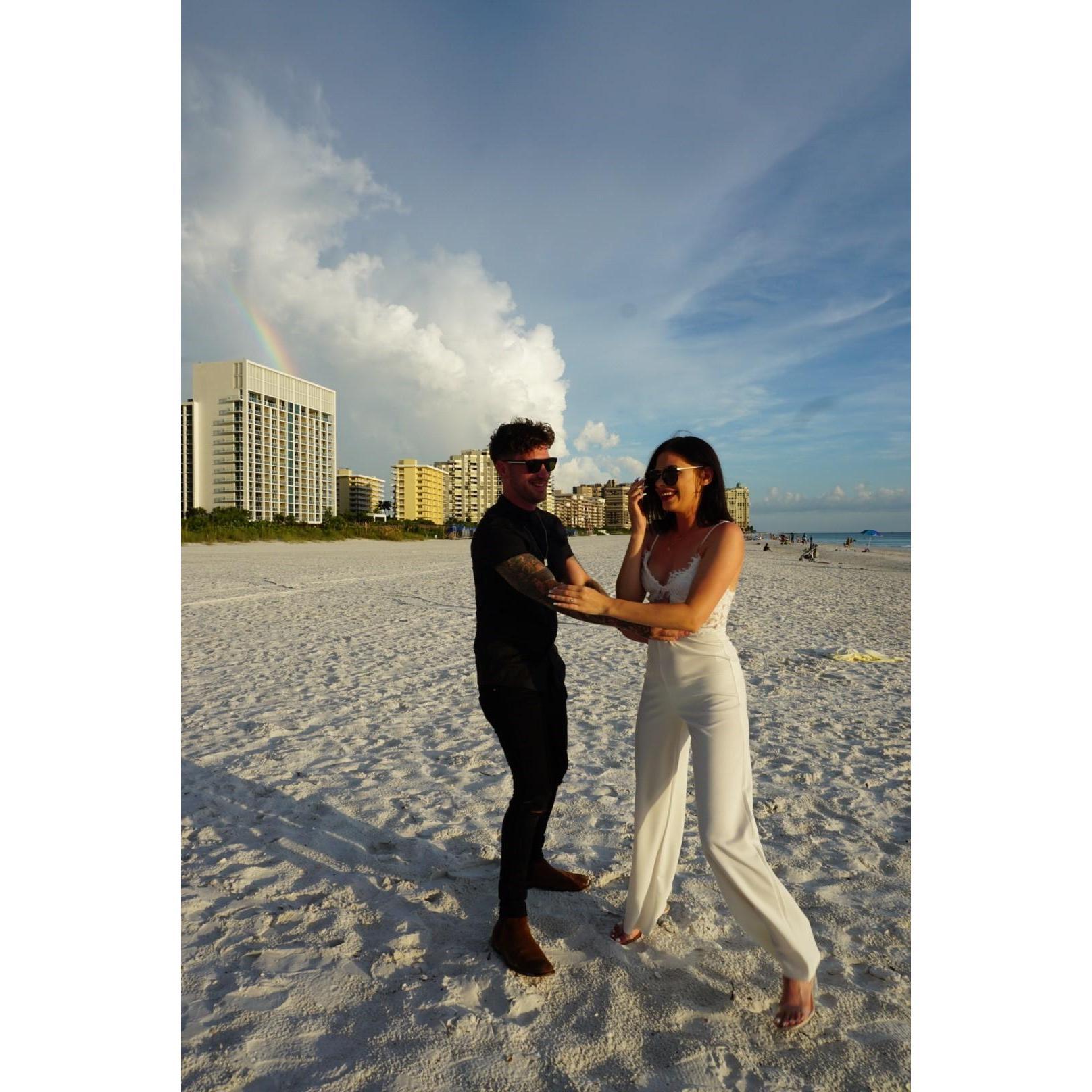 The day of our engagement