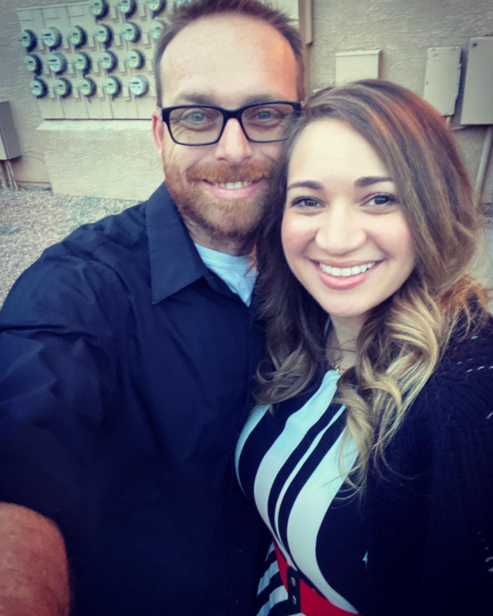 Our second Valentine's Day together.