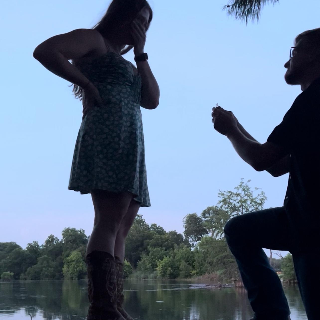 He proposed!