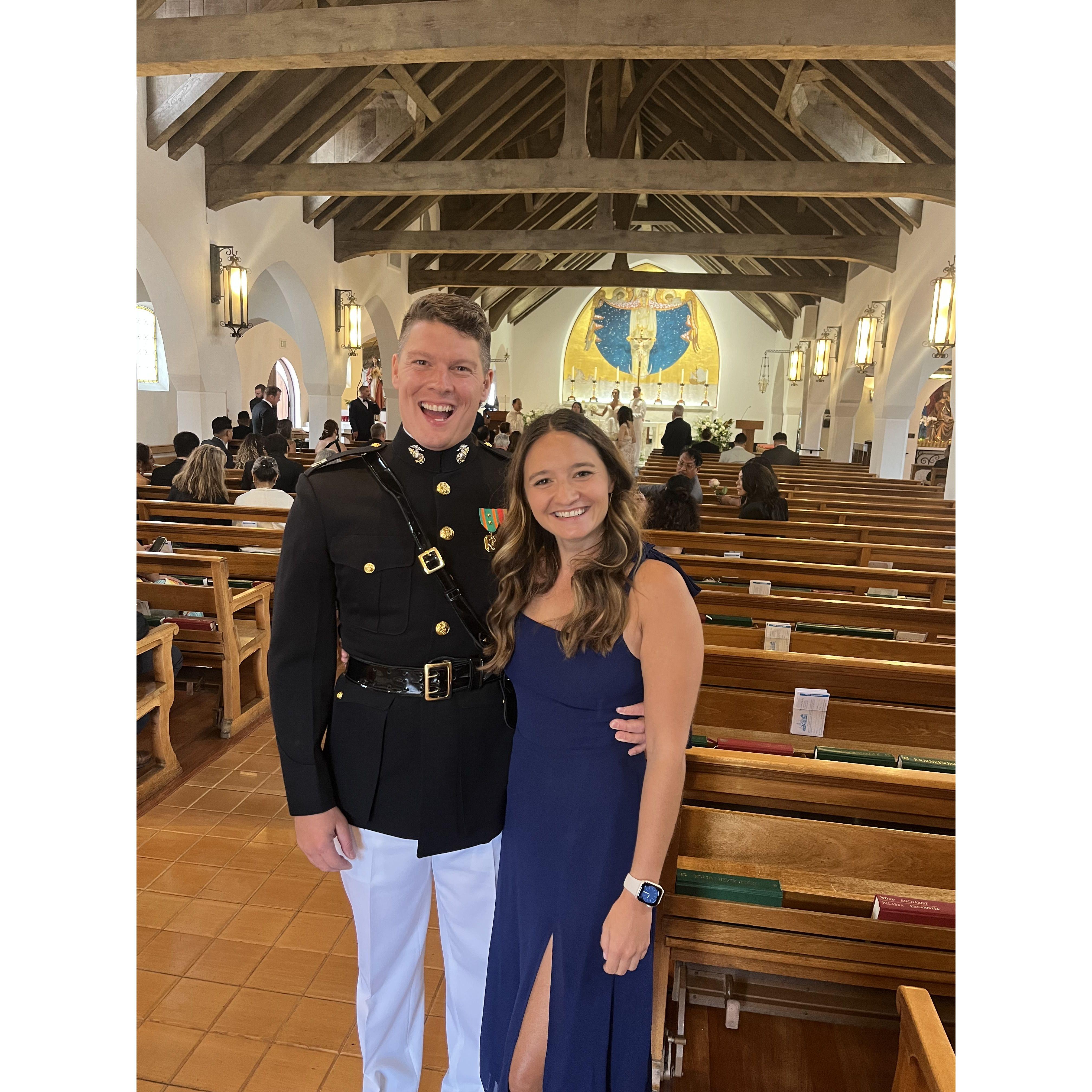 Another wedding, another sword arch
