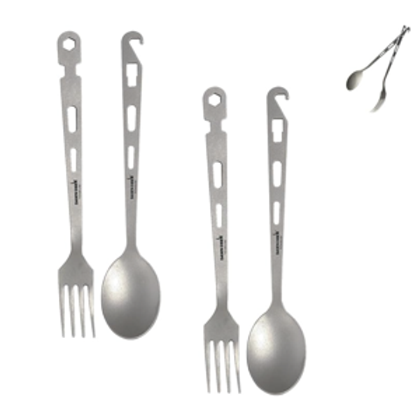 Ultralight Titanium Utensils Set