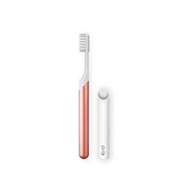 Quip Electric Toothbrush - Copper Metal - Electric Brush and Travel Cover Mount - Frustration Free Packaging