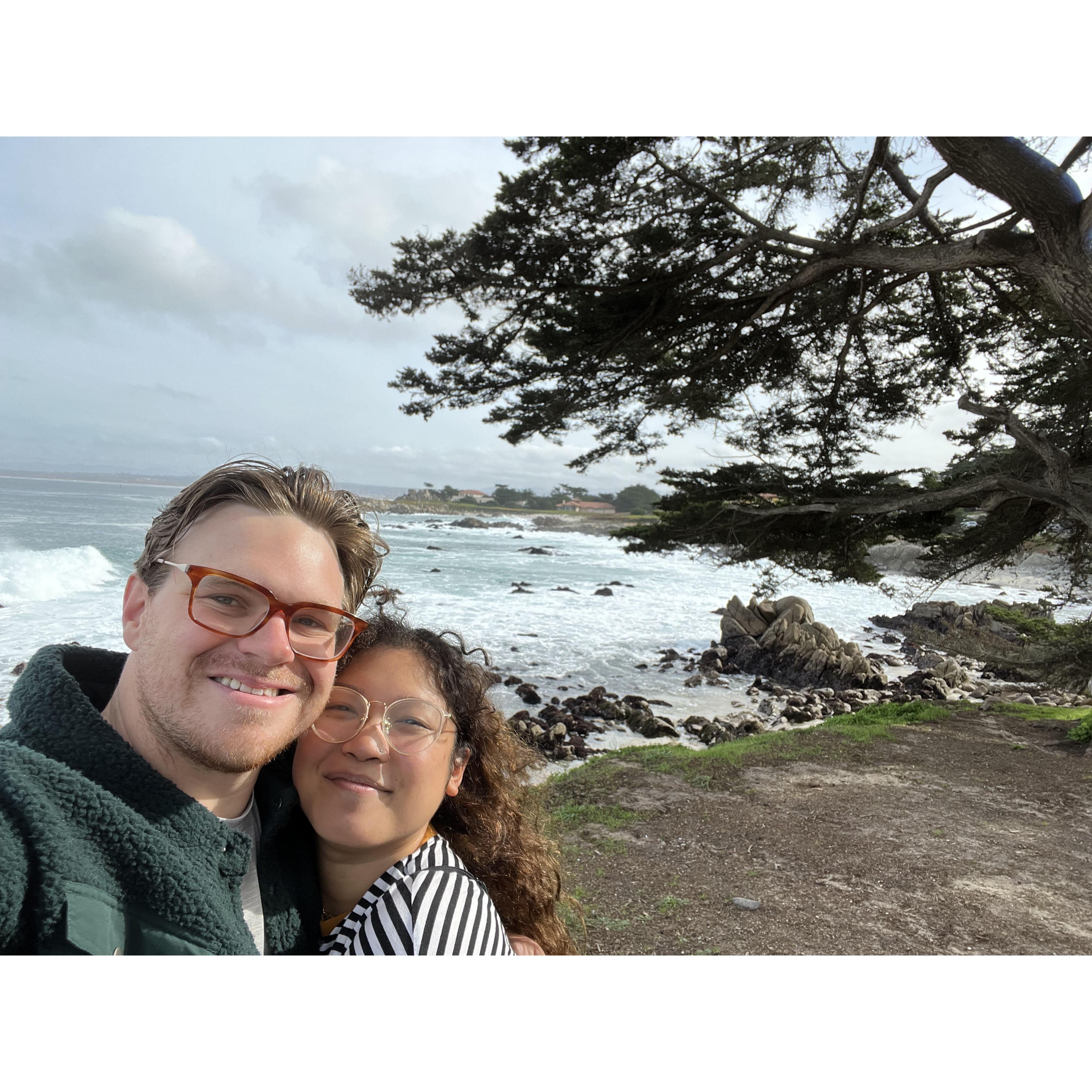 First vacation to Monterey, CA to visit the Dali museum, which was on Ariana's "Must Visit" list for years.