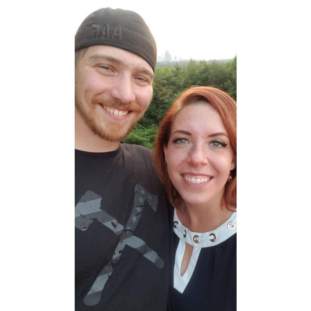 Our first official "date" as a couple - Cobbs Hill