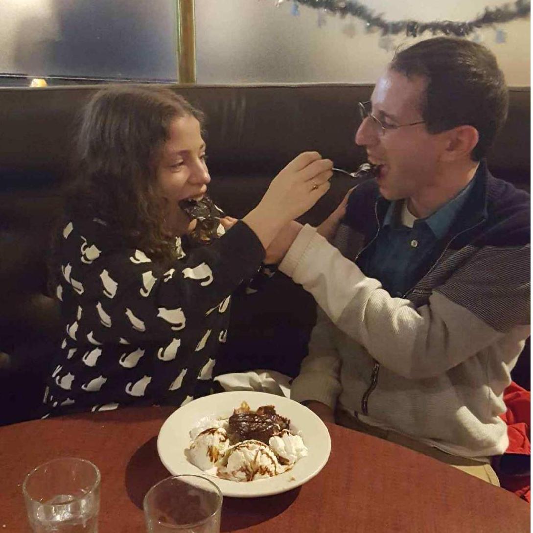 Feeding each other chocolate.
October 30, 2017