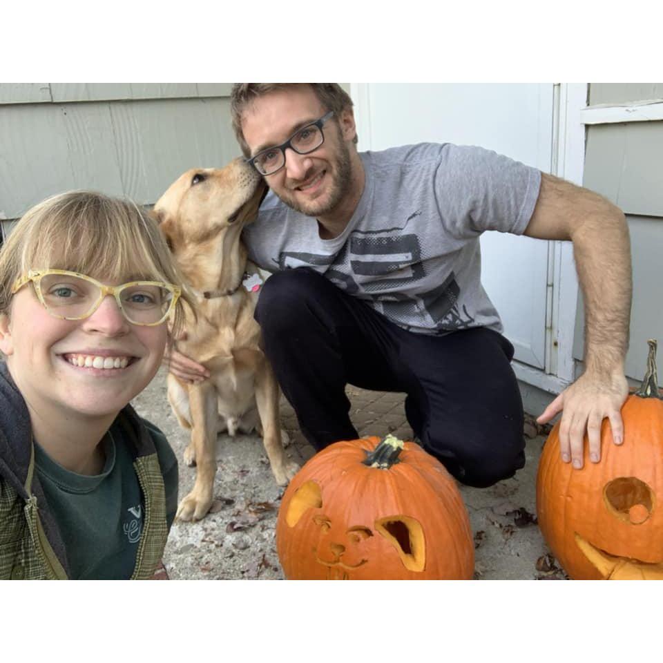 More pumpkins, now with Bonzo's help