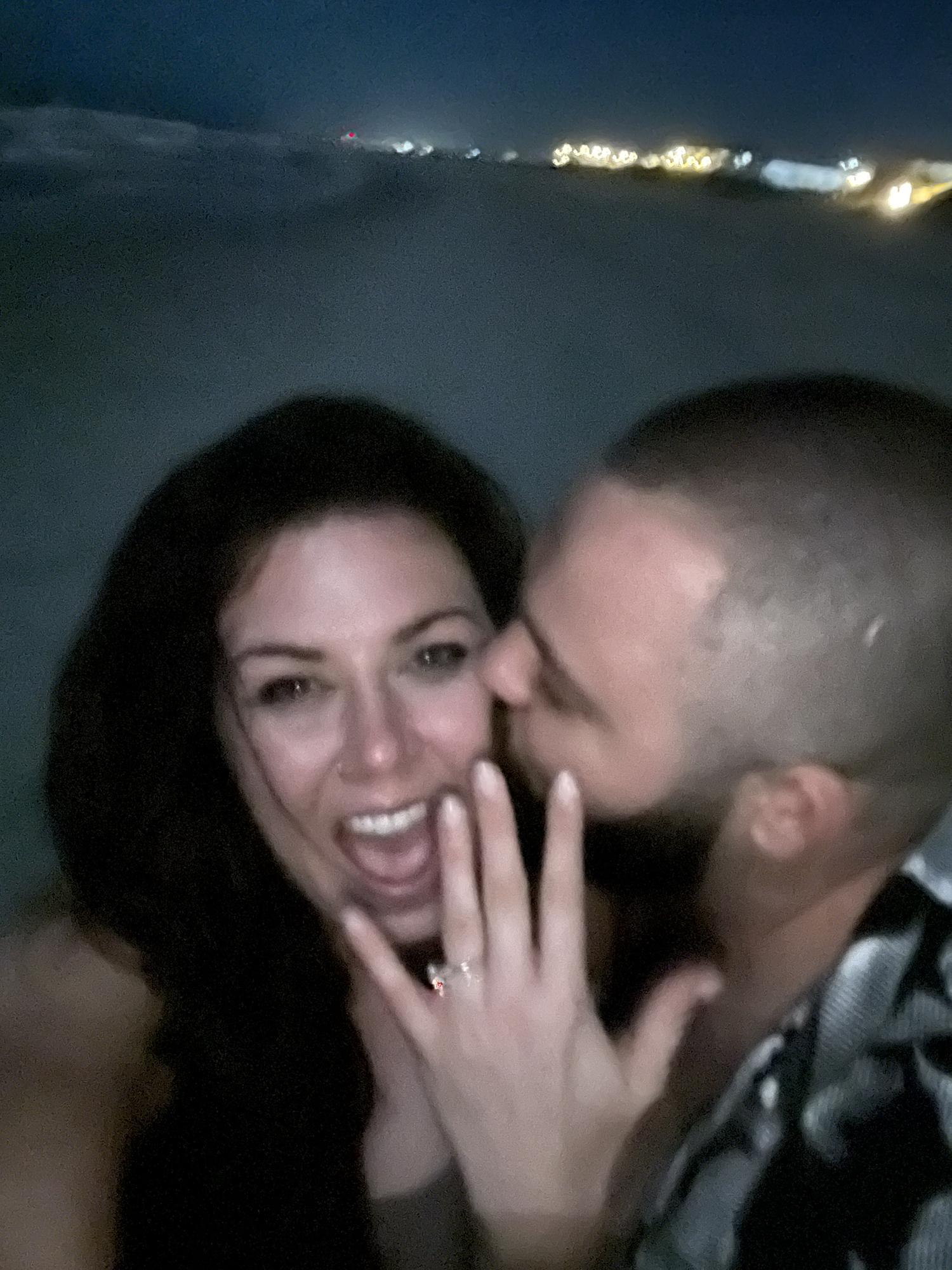 October 22, 2021 is the night Logan proposed to Rachel on Emerald Isle beach in North Carolina.
