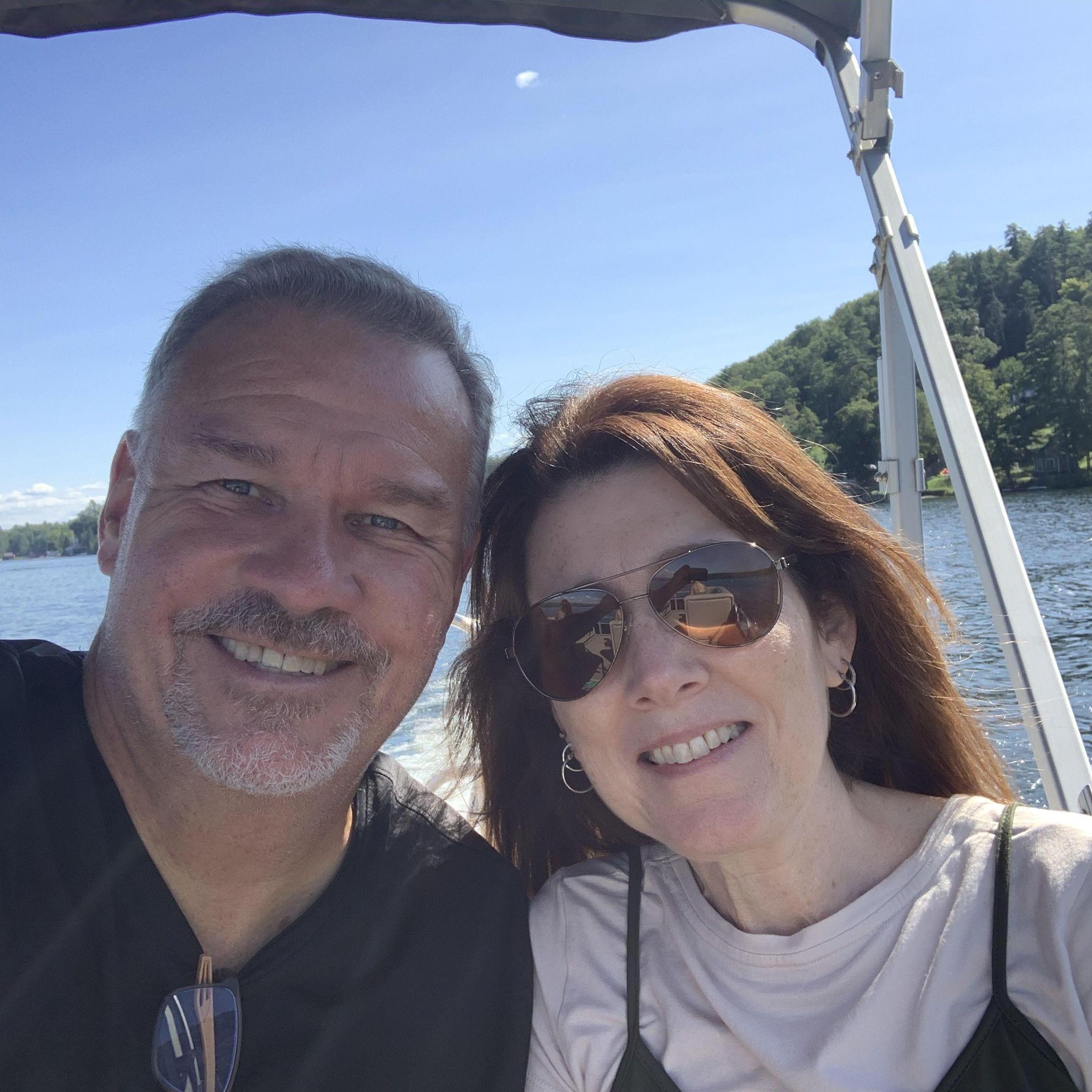 Boat ride on Lake Bomoseen Vermont. 2024