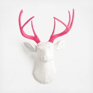 Resin Faux Taxidermy Deer Head
