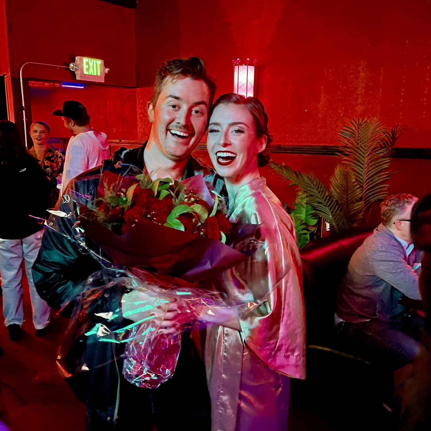 Post show hugs