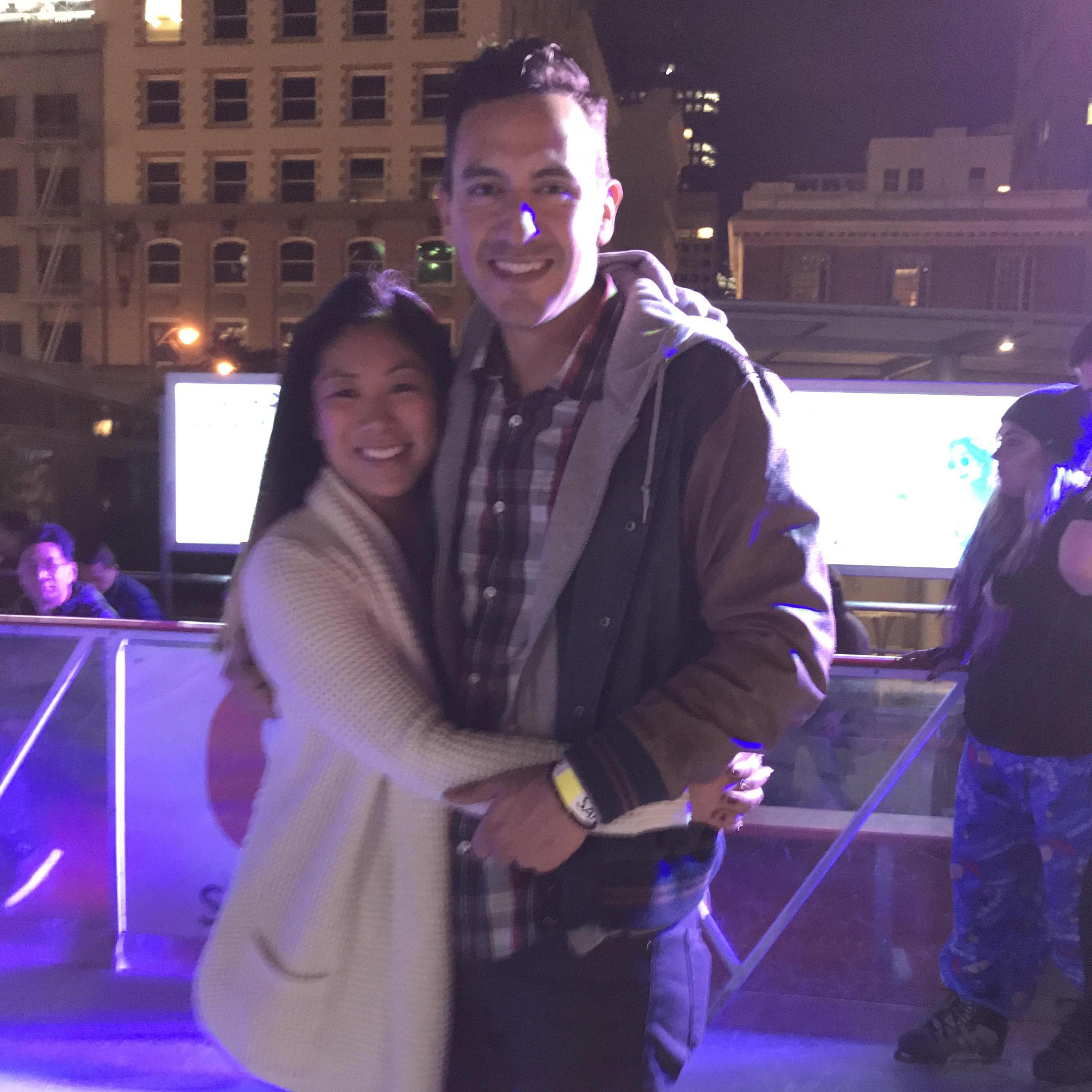 A picture from our 2nd date ever! (San Francisco, 2017)
