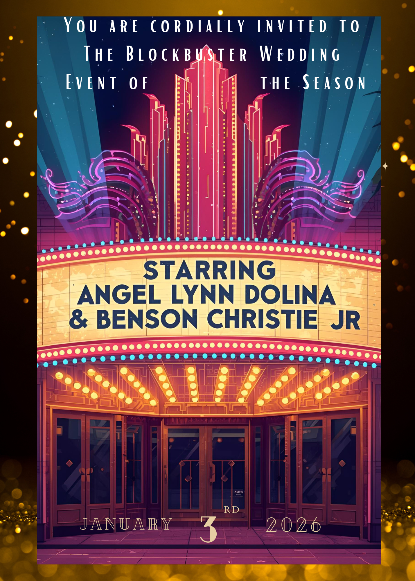 The Wedding Website of Angel Dolina and Benson Christie