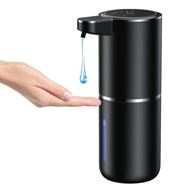Fantictas Automatic soap Dispenser touchless Automatic Liquid Soap Dispenser 4 Adjustable Soap Dispensing Levels Wall Mount for Kitchen and Bathroom