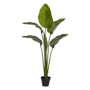 Faux Potted Travellers Palm Tree