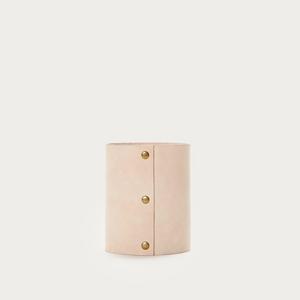 Small Leather Rivet Vase