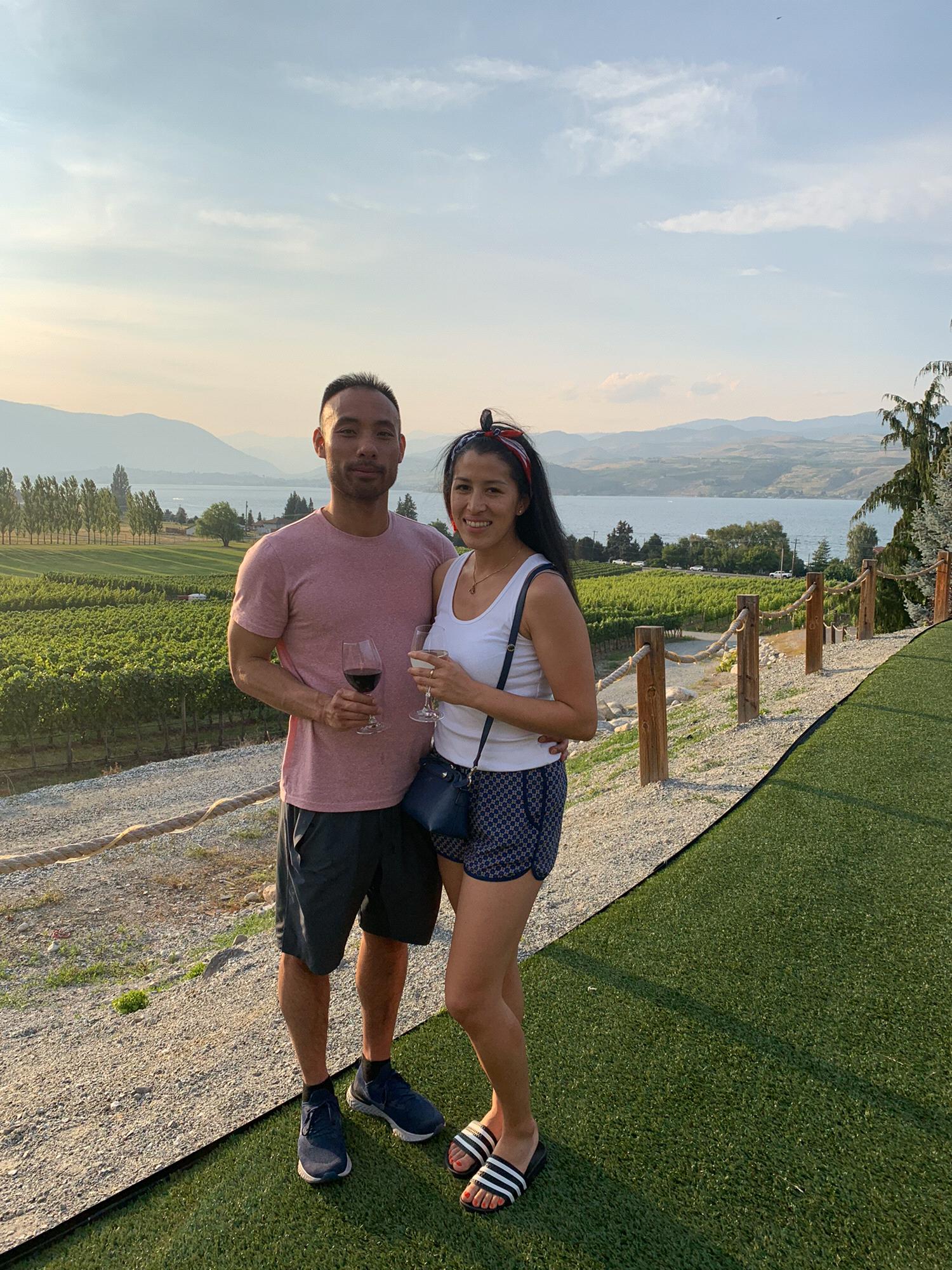 First mini trip after we got engaged to Chelan