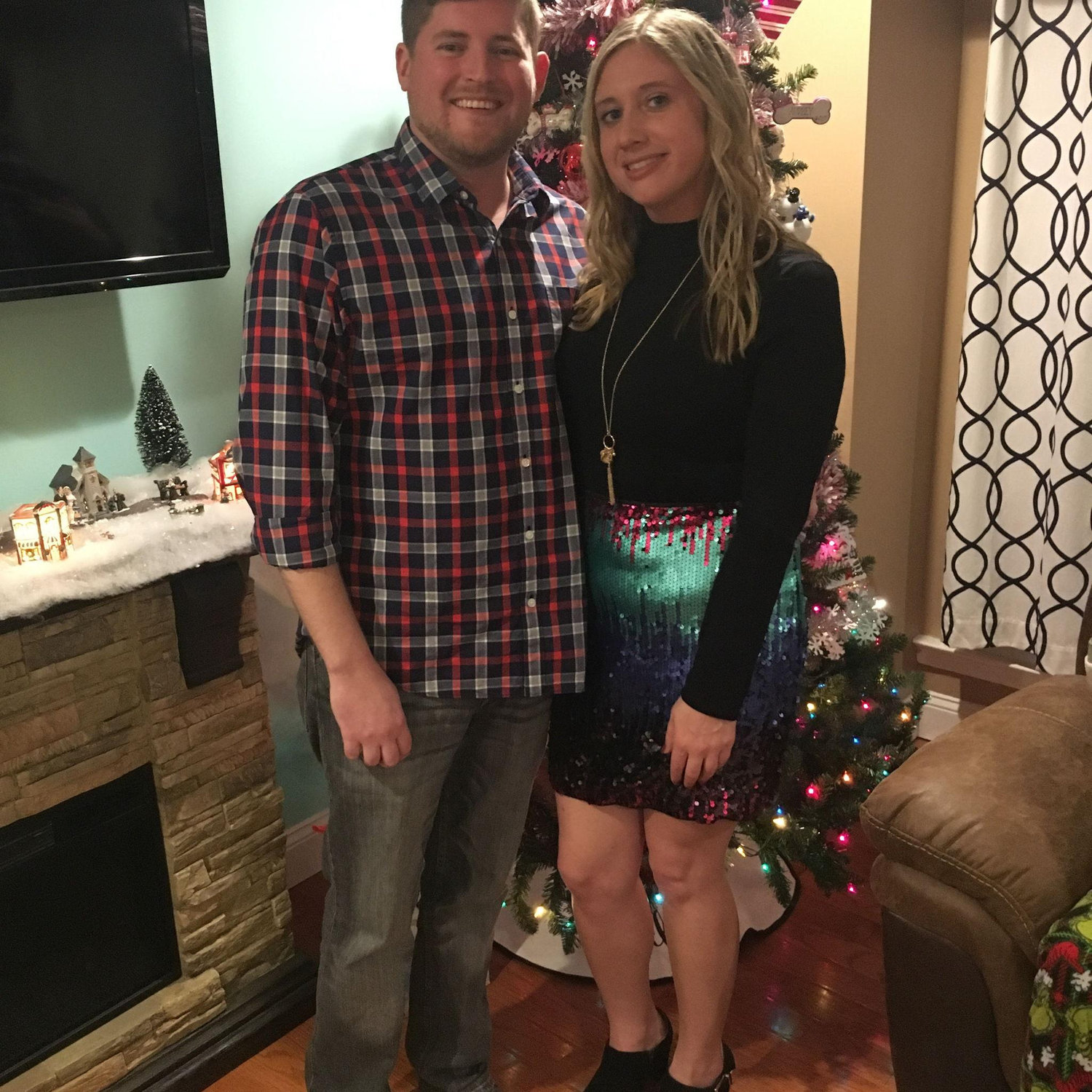 Our first New Years Eve together, spent at Kelli and Jon LoMonico's house! Fun fact: our latest New Years Eve was also spent at their (new) house!