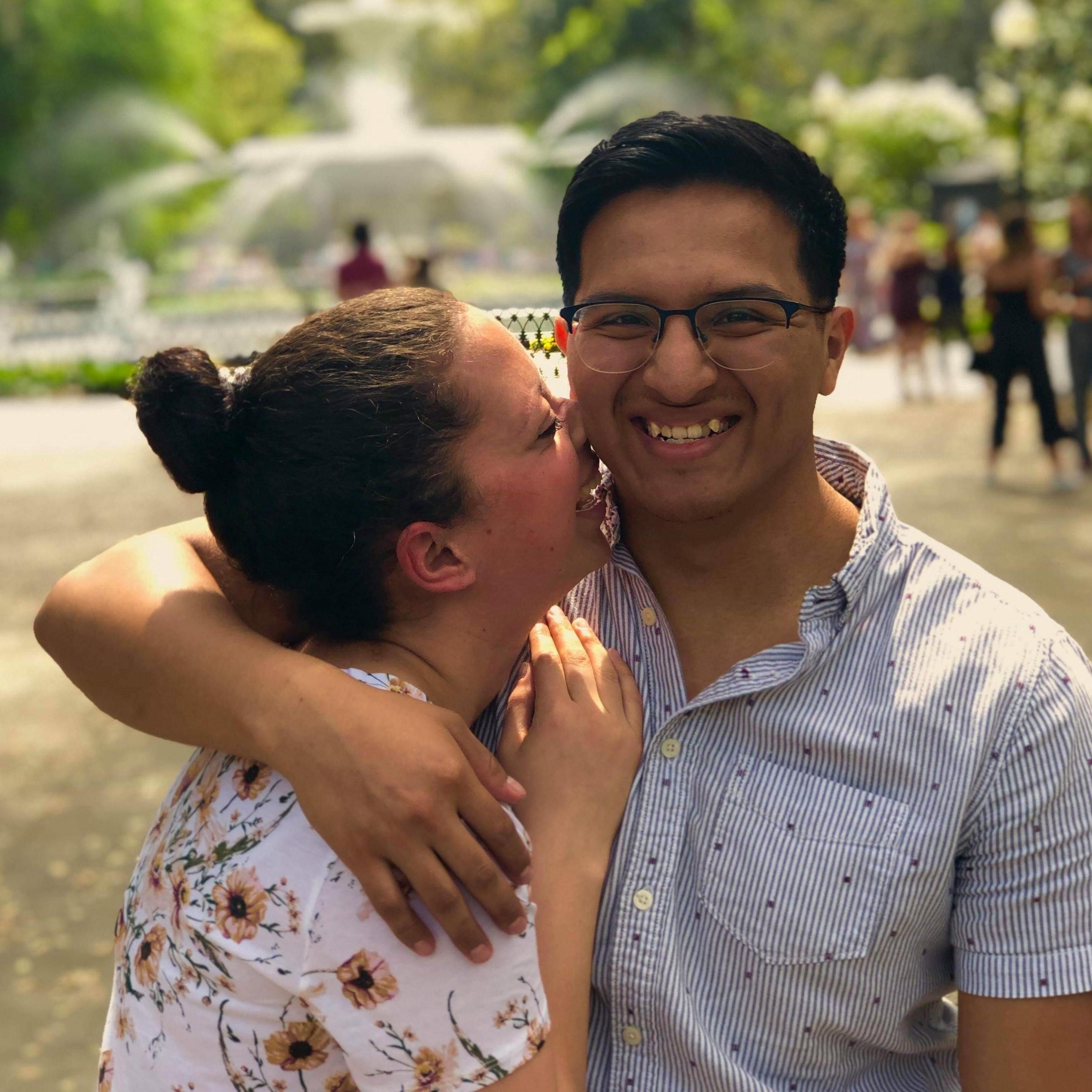 One of our several trips to Savannah! It's one of our favorite places to visit in Georgia. Our first time visiting together was for our third Valentine's Day!