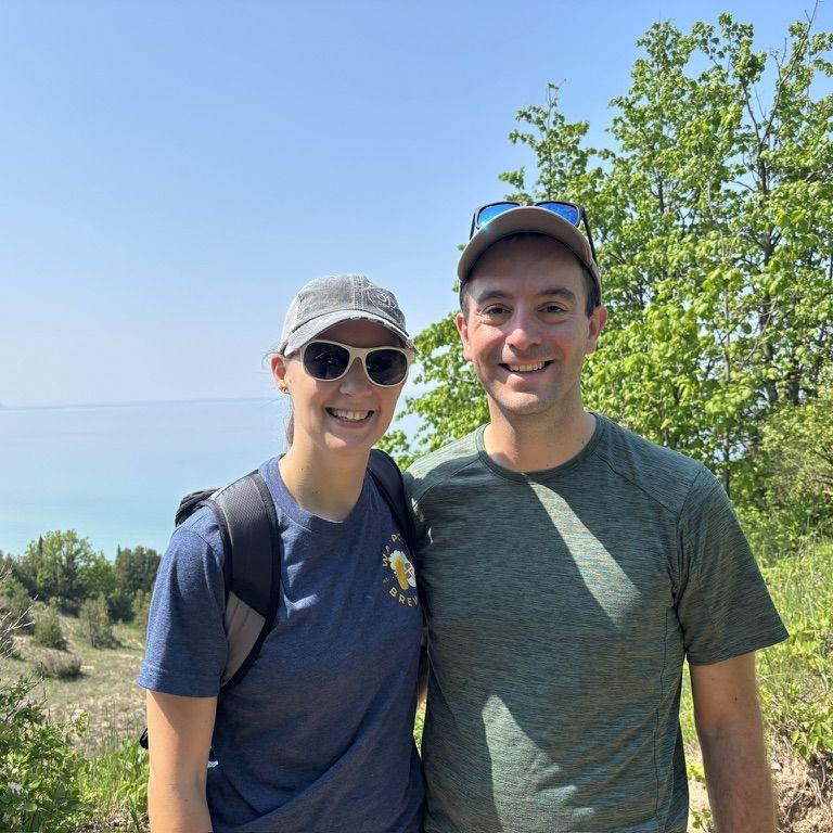 Our first camping trip together - Frankfort, MI
