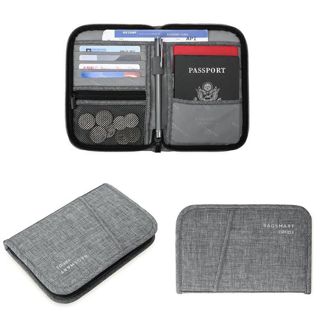 Passport Wallet with Coin Pouch