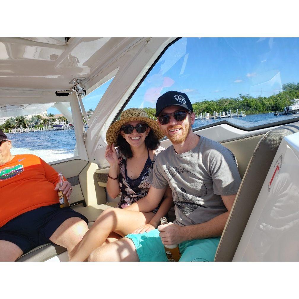 Boat ride with the Melcher's.