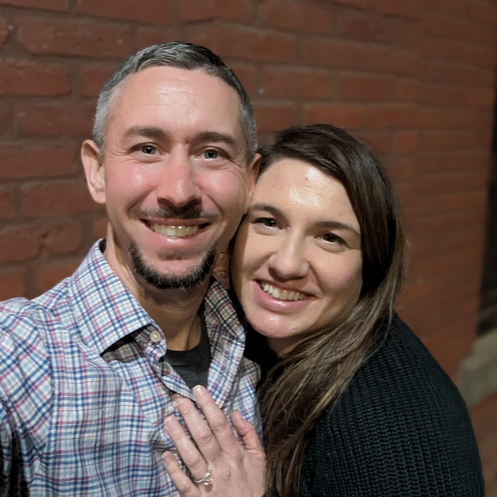The night we got engaged! January 18, 2025