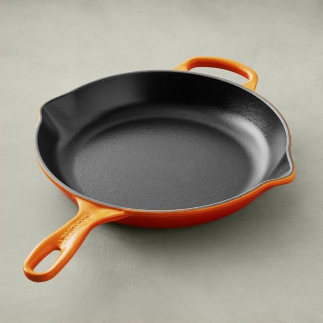 Le Creuset Signature Enameled Cast Iron Fry Pan, 12", Red