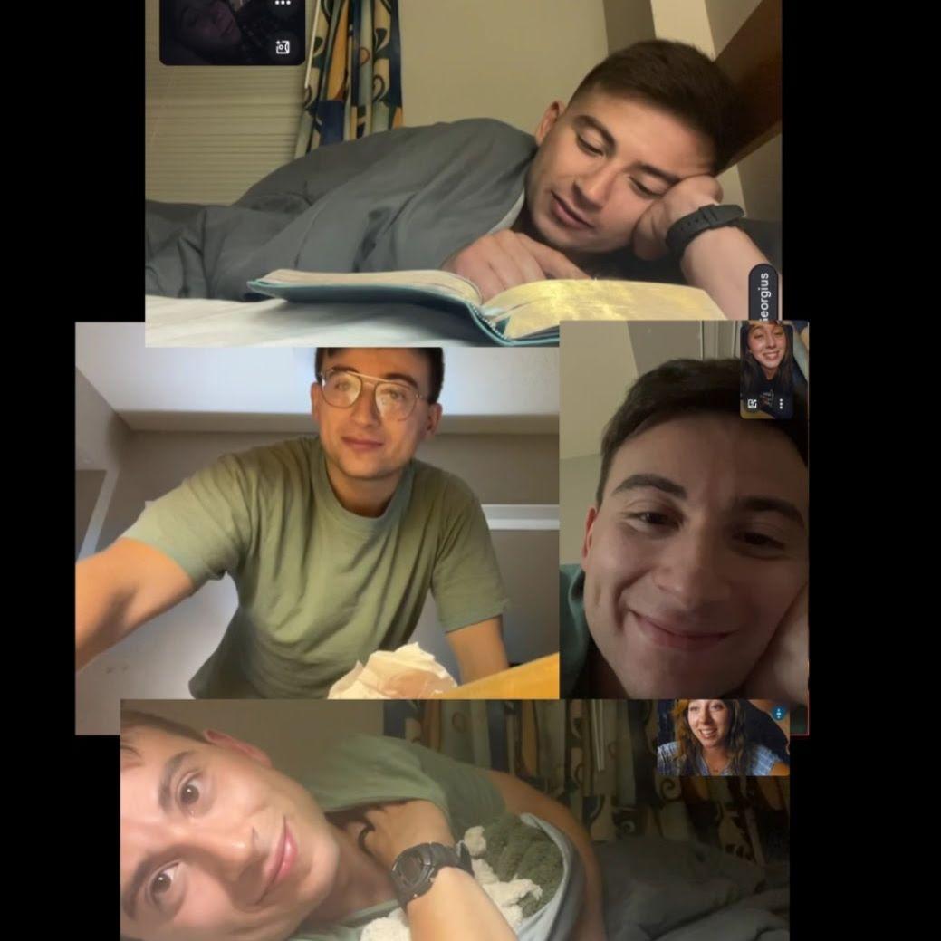 The majority of the time we were getting to know each other was over the phone! God allowed for a beautiful foundation to our relationship, even through the distance.
