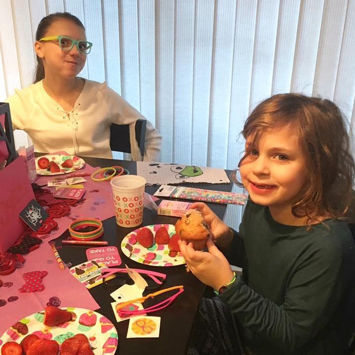 Birthday breakfasts are a big deal in our house. This was from Soph's/Valentine's Day.