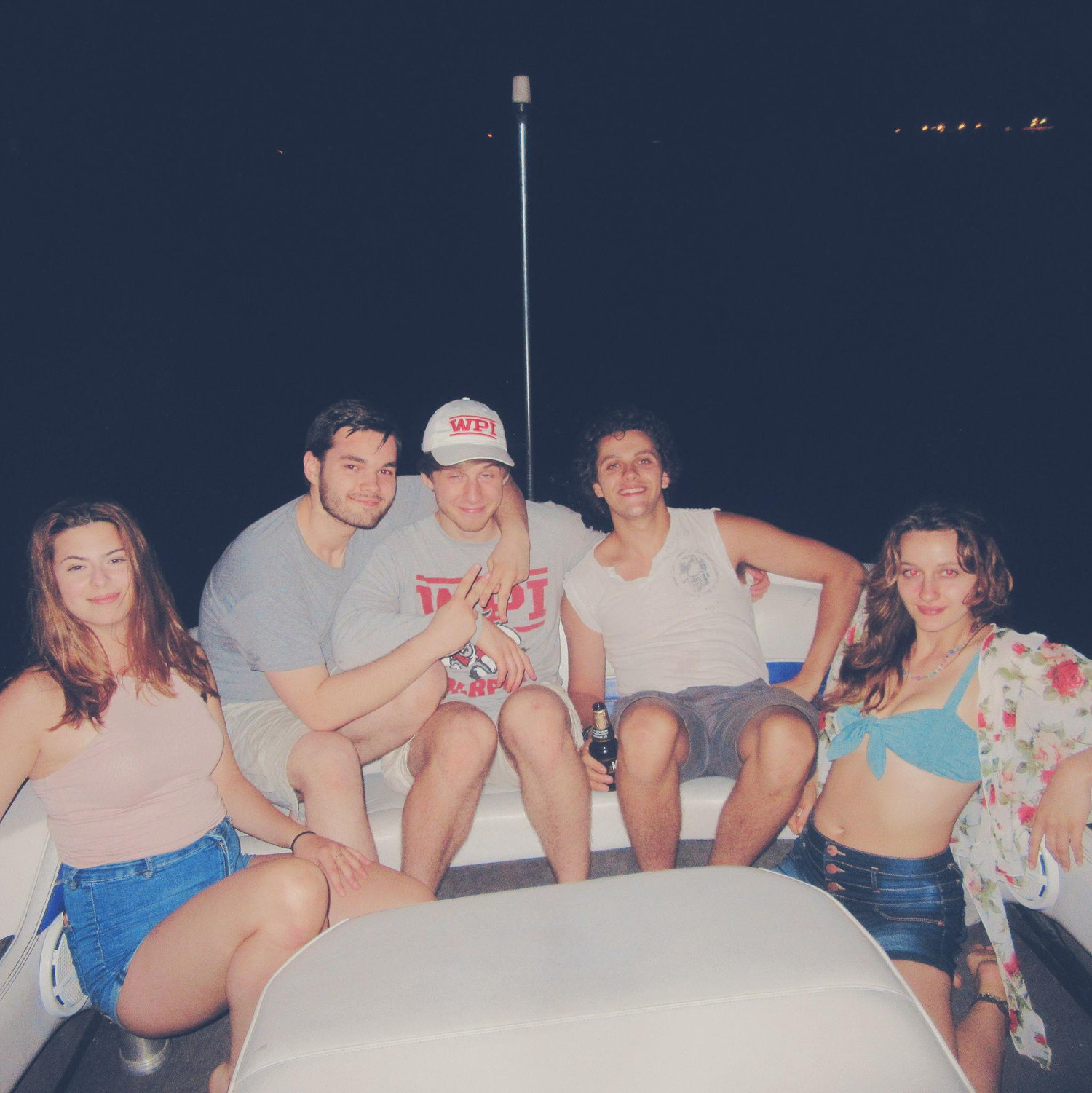 Party on the boat and concert on the lake