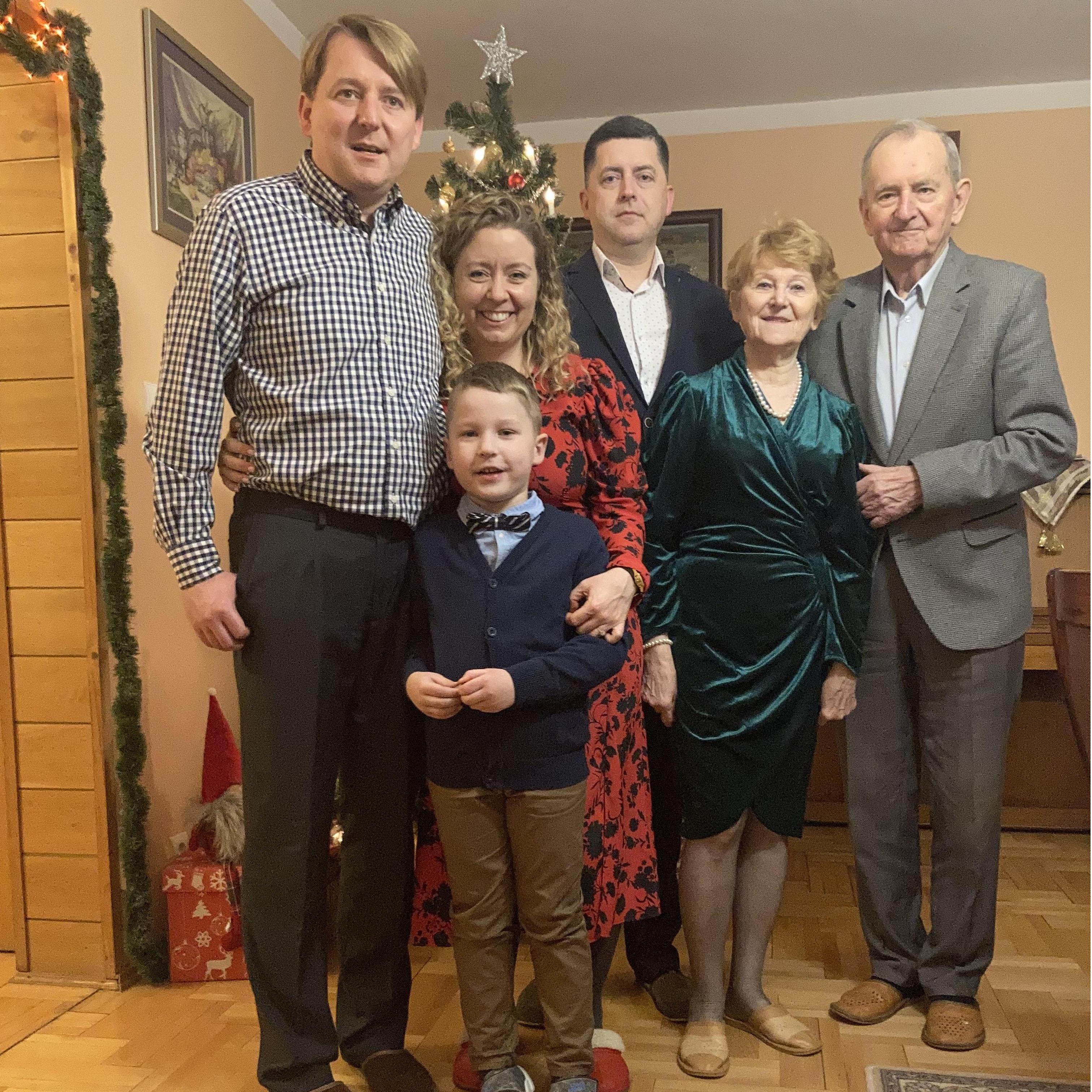 Christmas 2020 in Rzeszów with Marcin's family