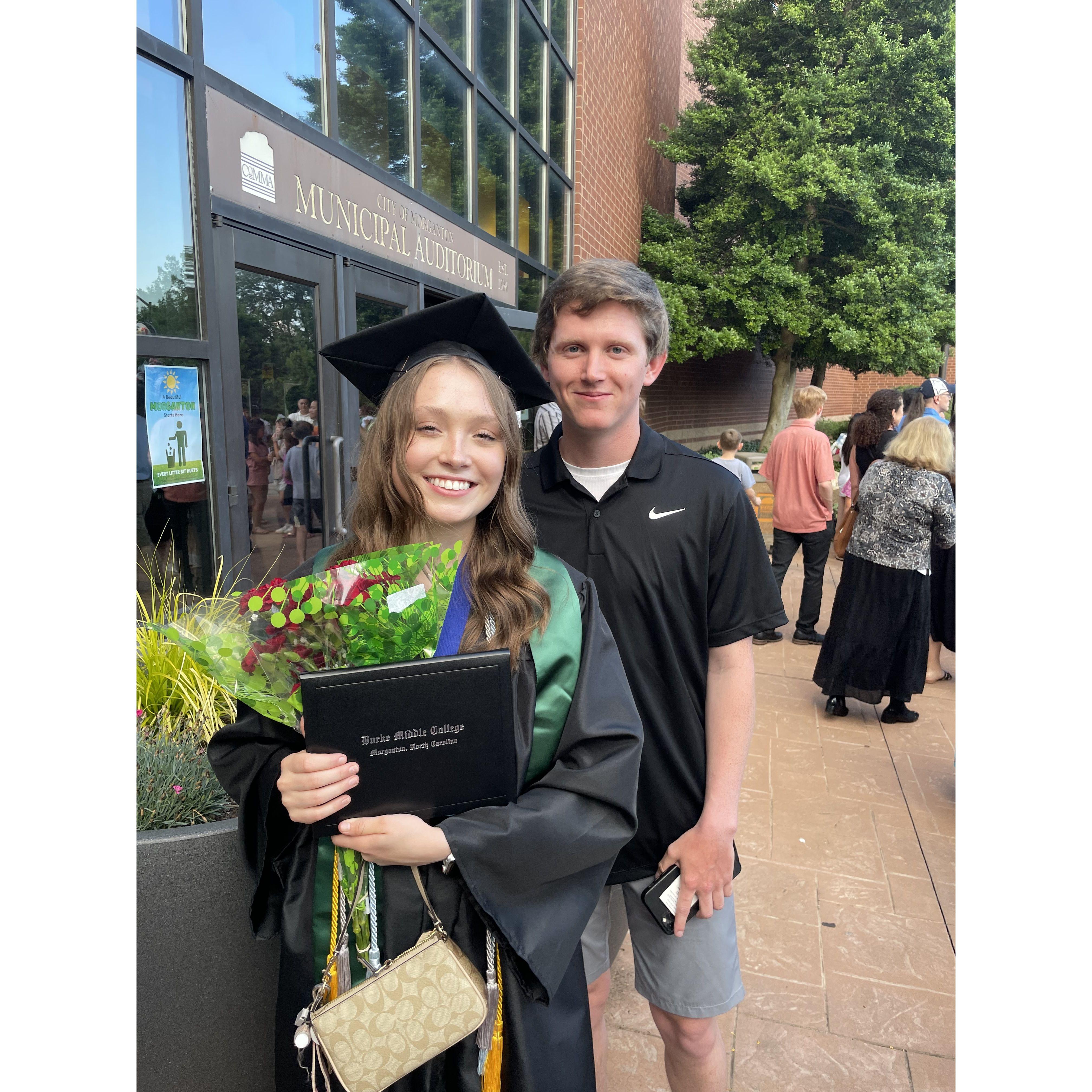 Olivia's High School & Community College Graduation