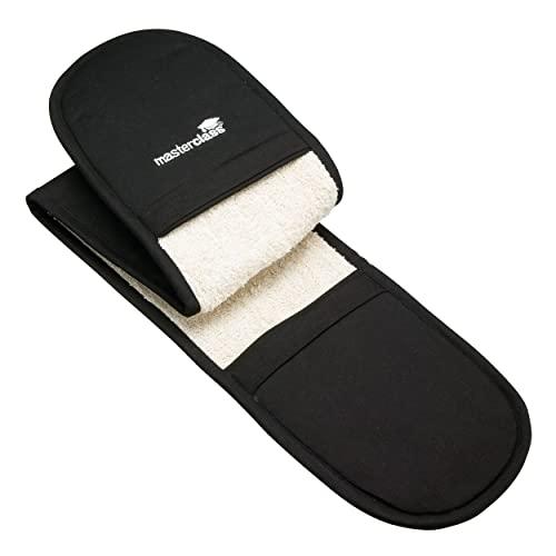 Kitchen Craft Master Class Professional Black Double Oven Glove MCDBGLOVEBLK