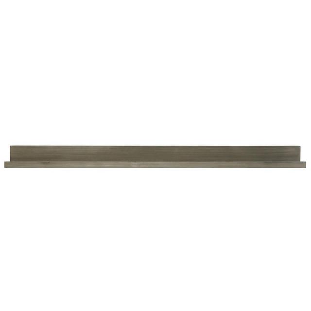 72" x 4.5" Picture Ledge Shelf Driftwood Gray - InPlace