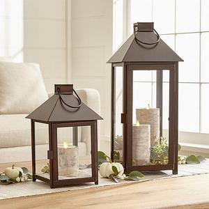 Large Knox Bronze Metal Lanterns