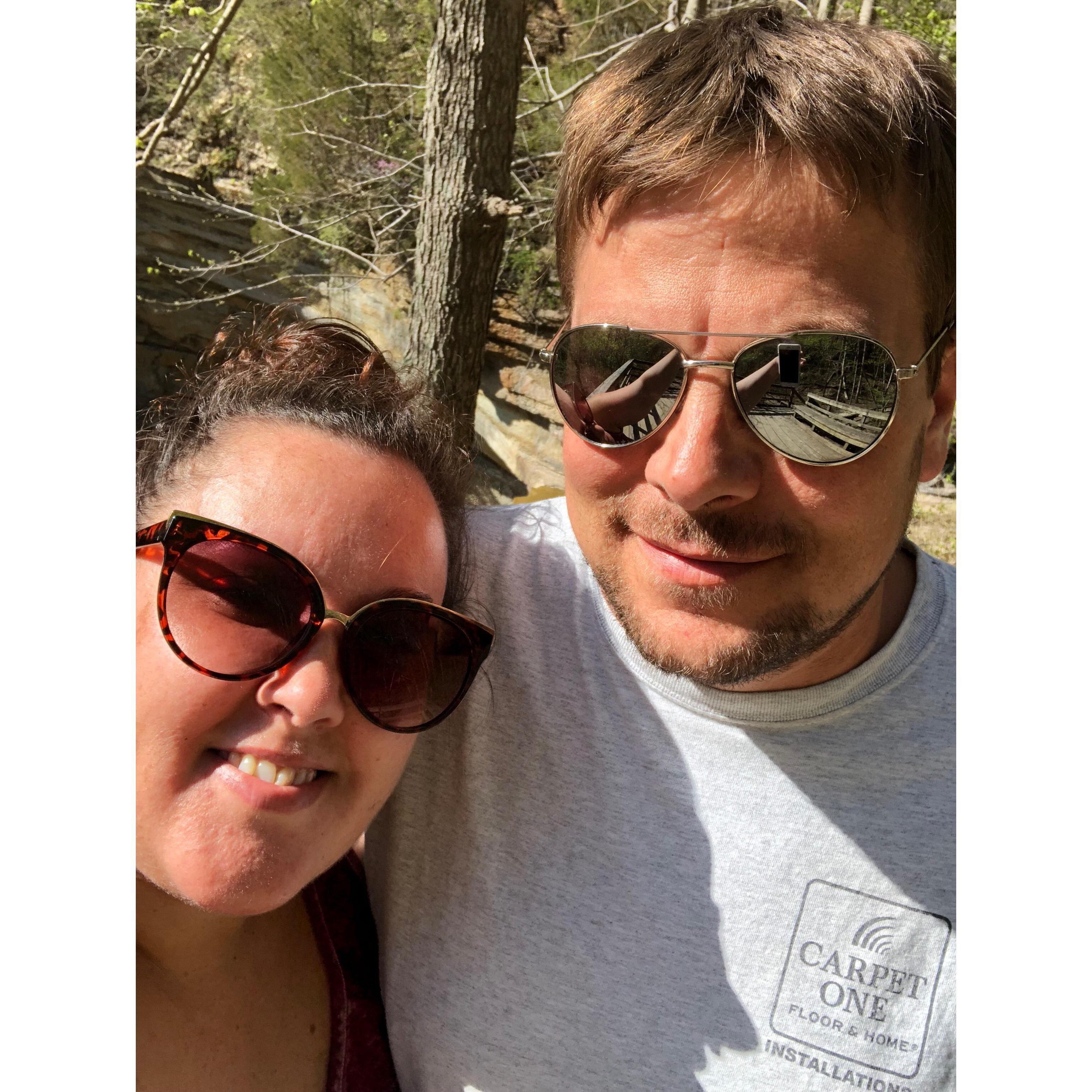 Hiking at Clifty Falls 2018