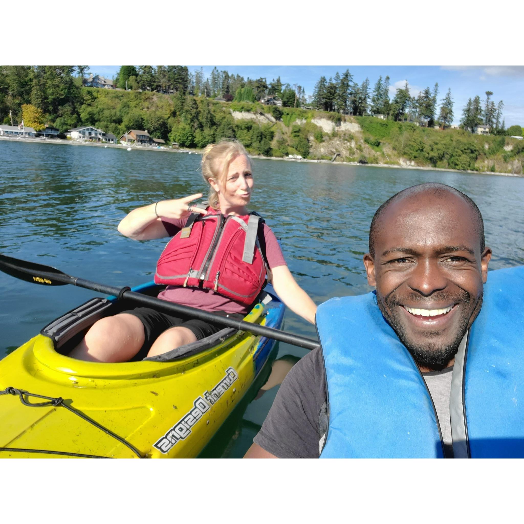 Kayaking at Camano Island