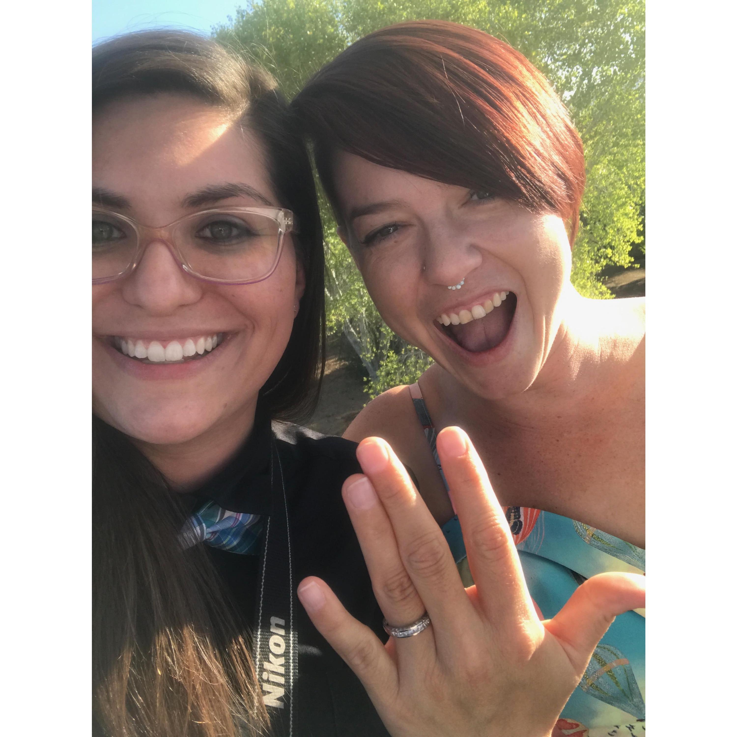 She said, "Of course"!