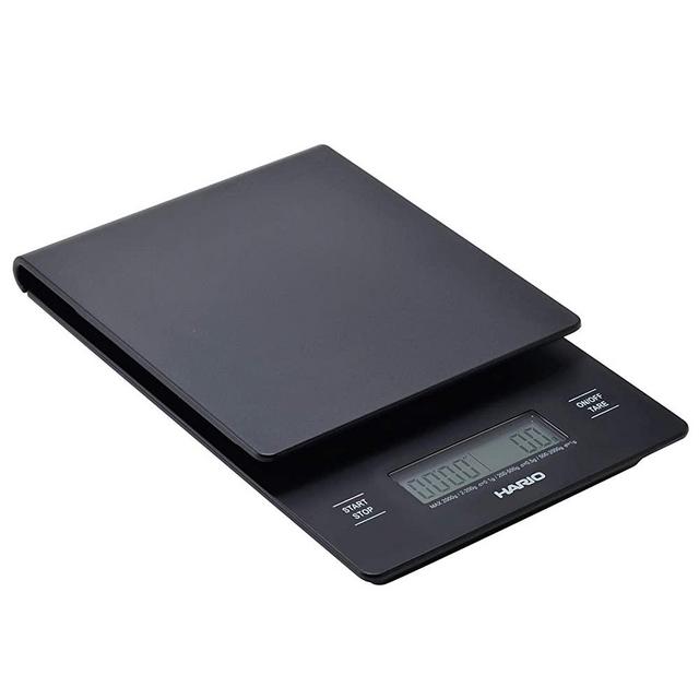 Hario V60 Drip Coffee Scale and Timer, One Size, Black (New Model)