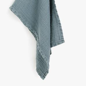 Waffle-Knit Linen Kitchen Towel