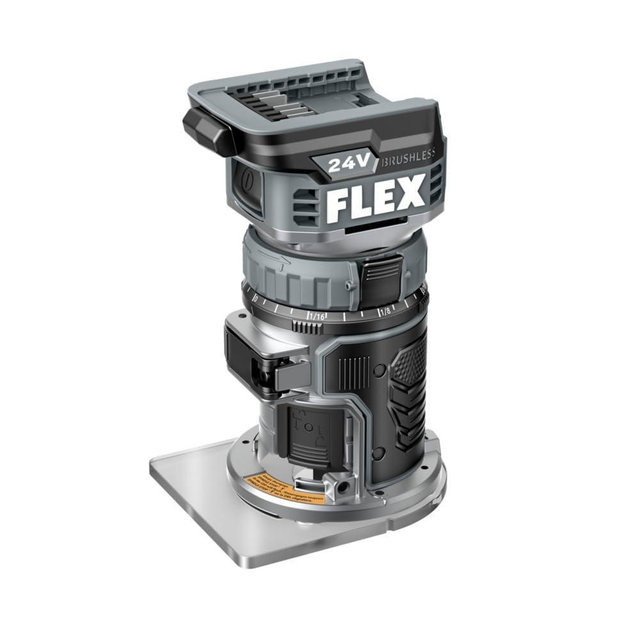 FLEX 24V Brushless Cordless 1.5 HP Trim Router Tool, Battery and Charger Not Included - FX4221-Z